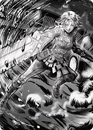 Nahiri, the Unforgiving 2 Art Card [Phyrexia: All Will Be One Art Series] MTG Single Magic: The Gathering    | Red Claw Gaming