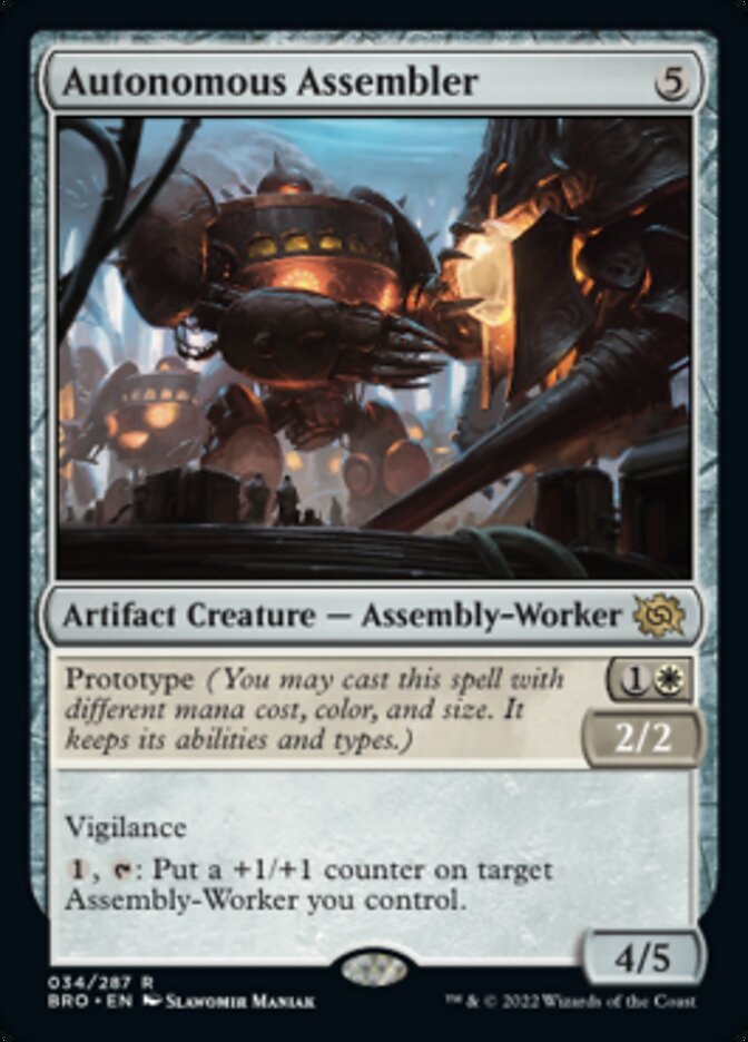 Autonomous Assembler [The Brothers' War] MTG Single Magic: The Gathering    | Red Claw Gaming