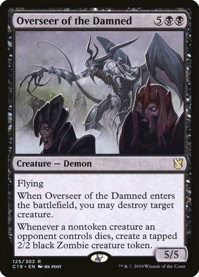 Overseer of the Damned [Commander 2019] MTG Single Magic: The Gathering    | Red Claw Gaming