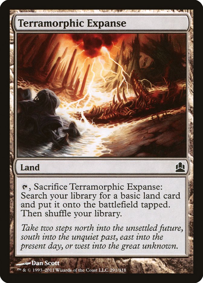 Terramorphic Expanse [Commander 2011] MTG Single Magic: The Gathering    | Red Claw Gaming
