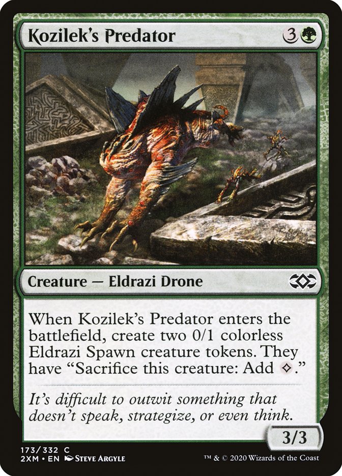Kozilek's Predator [Double Masters] MTG Single Magic: The Gathering    | Red Claw Gaming