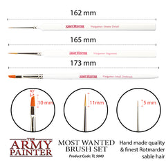 Most Wanted Brush Set Tool Army Painter    | Red Claw Gaming
