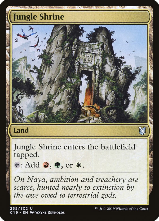 Jungle Shrine [Commander 2019] MTG Single Magic: The Gathering    | Red Claw Gaming