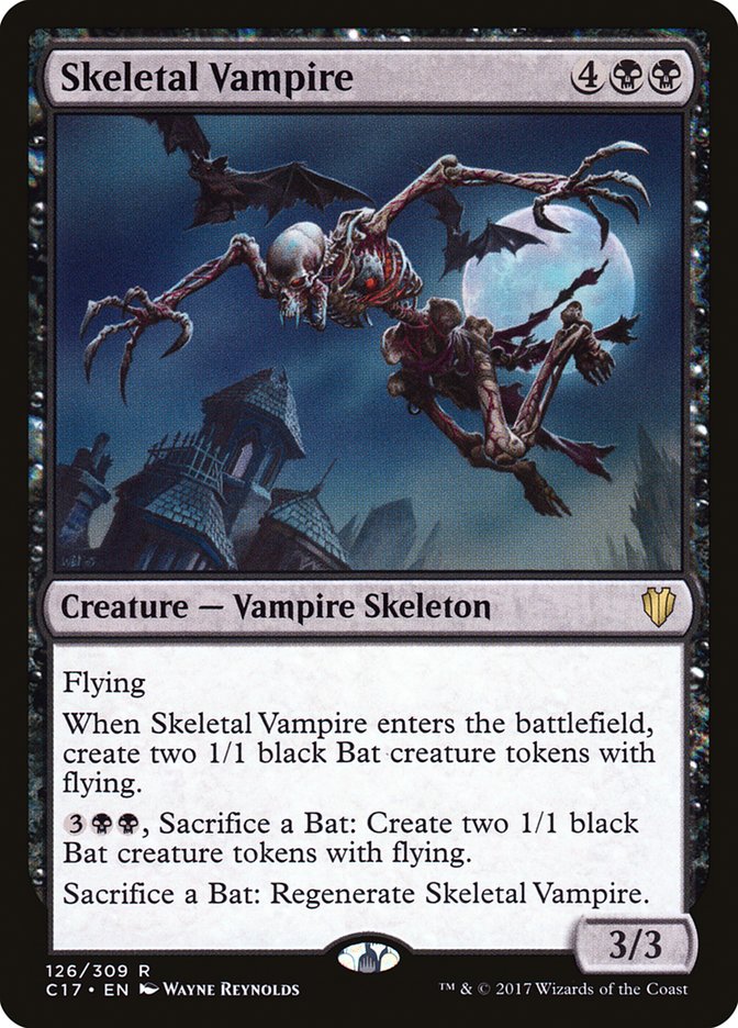 Skeletal Vampire [Commander 2017] MTG Single Magic: The Gathering    | Red Claw Gaming