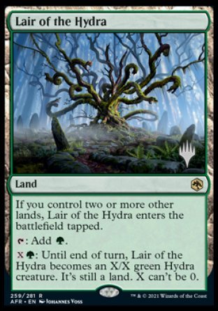 Lair of the Hydra (Promo Pack) [Dungeons & Dragons: Adventures in the Forgotten Realms Promos] MTG Single Magic: The Gathering    | Red Claw Gaming