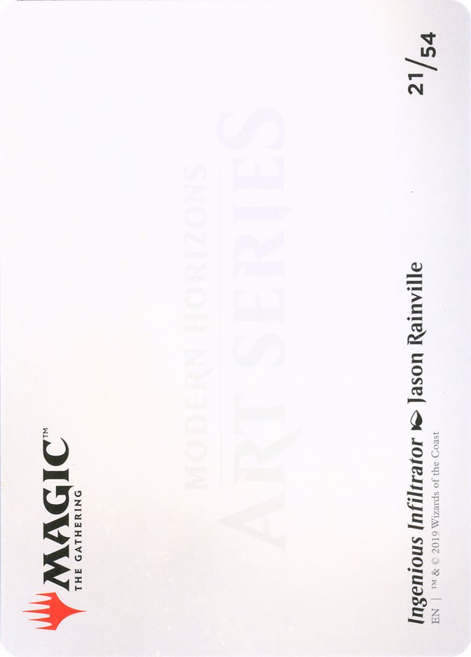 Ingenious Infiltrator // Ingenious Infiltrator [Modern Horizons Art Series] MTG Single Magic: The Gathering    | Red Claw Gaming