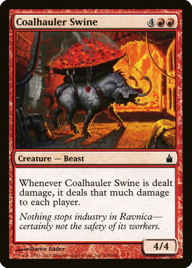Coalhauler Swine [Ravnica: City of Guilds] MTG Single Magic: The Gathering    | Red Claw Gaming