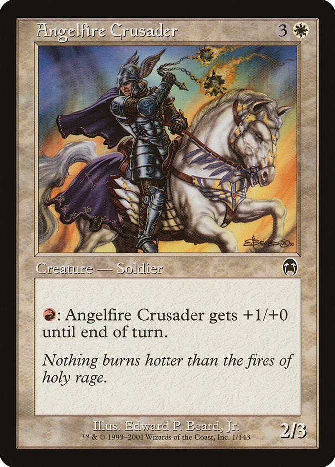 Angelfire Crusader [Apocalypse] MTG Single Magic: The Gathering    | Red Claw Gaming