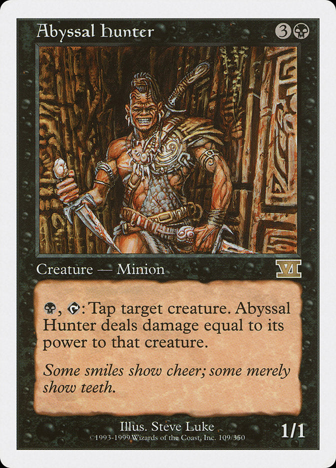 Abyssal Hunter [Classic Sixth Edition] MTG Single Magic: The Gathering    | Red Claw Gaming