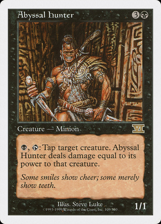 Abyssal Hunter [Classic Sixth Edition] MTG Single Magic: The Gathering    | Red Claw Gaming