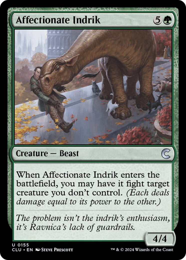 Affectionate Indrik [Ravnica: Clue Edition] MTG Single Magic: The Gathering    | Red Claw Gaming