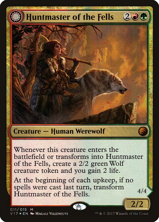 Huntmaster of the Fells // Ravager of the Fells [From the Vault: Transform] MTG Single Magic: The Gathering    | Red Claw Gaming