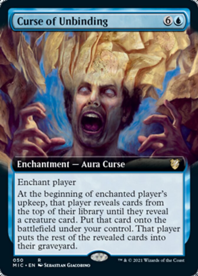 Curse of Unbinding (Extended Art) [Innistrad: Midnight Hunt Commander] MTG Single Magic: The Gathering    | Red Claw Gaming