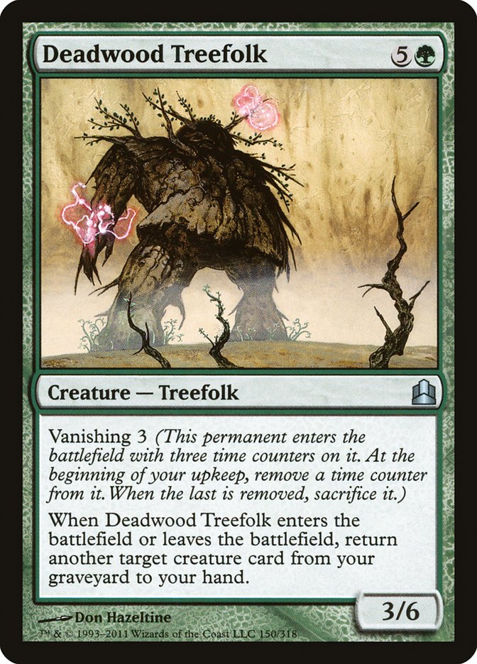 Deadwood Treefolk [Commander 2011] MTG Single Magic: The Gathering    | Red Claw Gaming