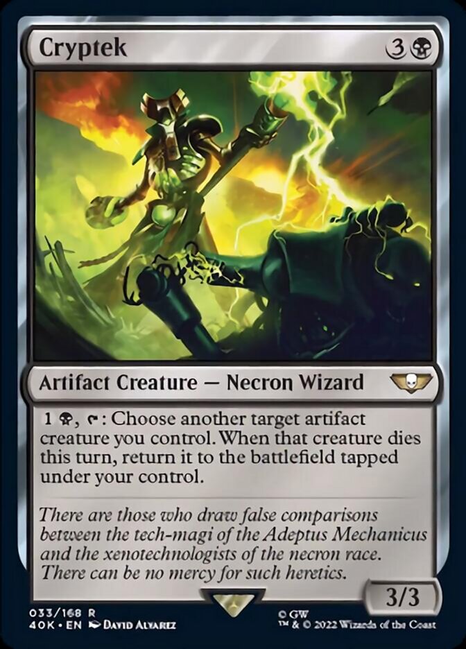 Cryptek (Surge Foil) [Warhammer 40,000] MTG Single Magic: The Gathering    | Red Claw Gaming