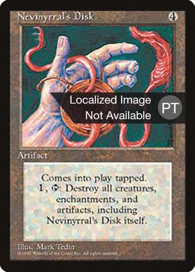 Nevinyrral's Disk [Fourth Edition (Foreign Black Border)] MTG Single Magic: The Gathering    | Red Claw Gaming