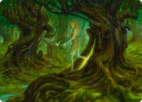 Neverwinter Dryad Art Card [Dungeons & Dragons: Adventures in the Forgotten Realms Art Series] MTG Single Magic: The Gathering    | Red Claw Gaming