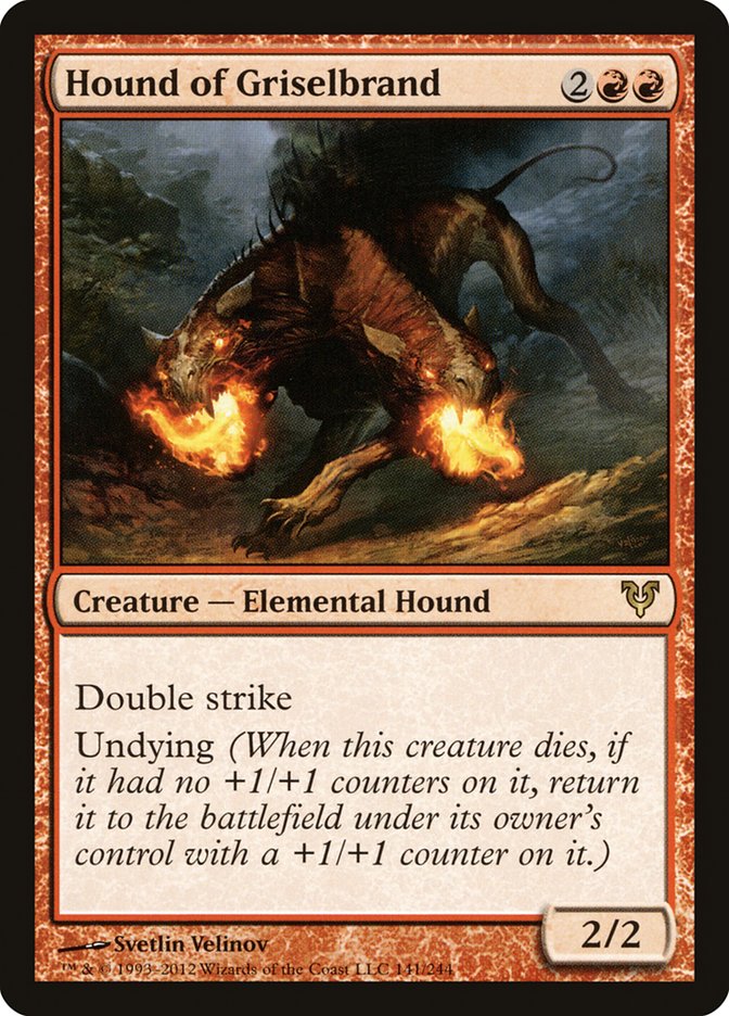 Hound of Griselbrand [Avacyn Restored] MTG Single Magic: The Gathering    | Red Claw Gaming