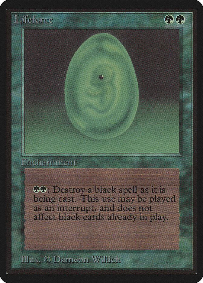 Lifeforce [Beta Edition] MTG Single Magic: The Gathering    | Red Claw Gaming