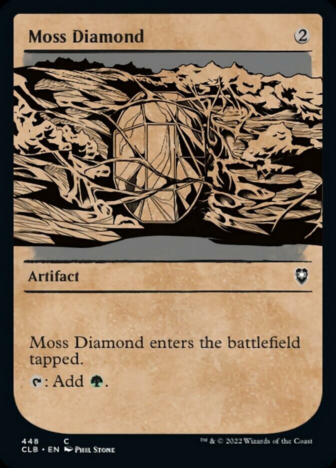 Moss Diamond (Showcase) [Commander Legends: Battle for Baldur's Gate] MTG Single Magic: The Gathering    | Red Claw Gaming