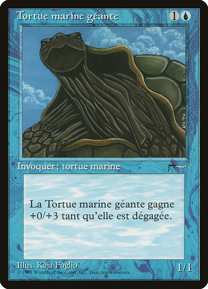 Giant Tortoise (French) - "Tortue marine geante" [Renaissance] MTG Single Magic: The Gathering    | Red Claw Gaming