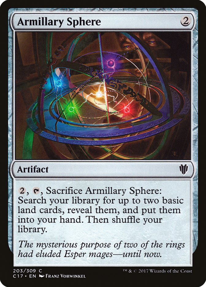 Armillary Sphere [Commander 2017] MTG Single Magic: The Gathering    | Red Claw Gaming