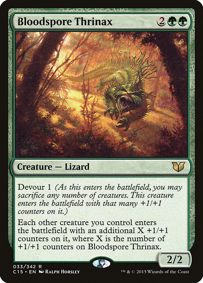 Bloodspore Thrinax [Commander 2015] MTG Single Magic: The Gathering    | Red Claw Gaming