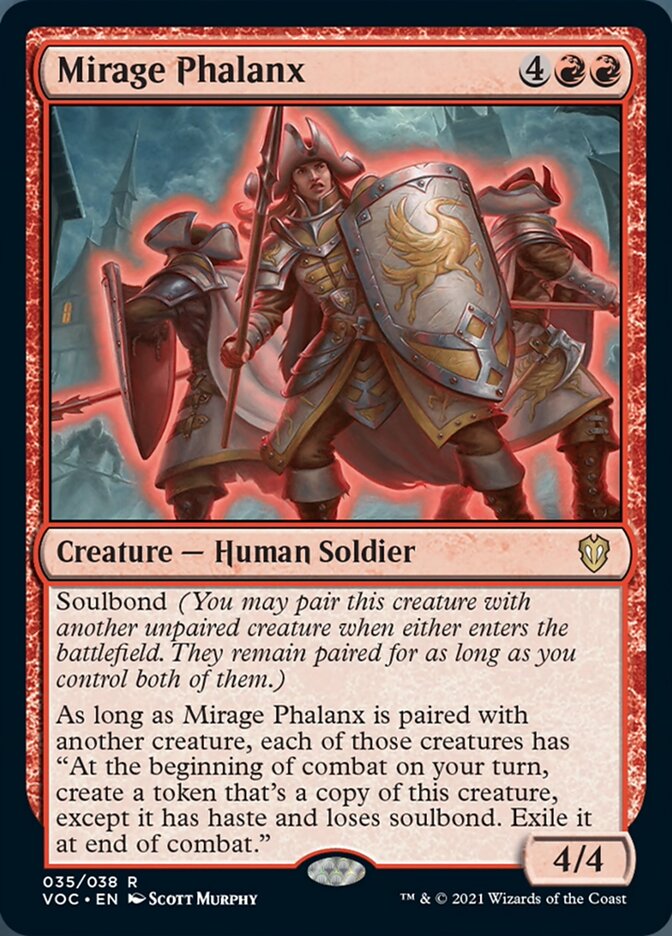 Mirage Phalanx [Innistrad: Crimson Vow Commander] MTG Single Magic: The Gathering    | Red Claw Gaming