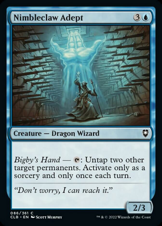 Nimbleclaw Adept [Commander Legends: Battle for Baldur's Gate] MTG Single Magic: The Gathering    | Red Claw Gaming