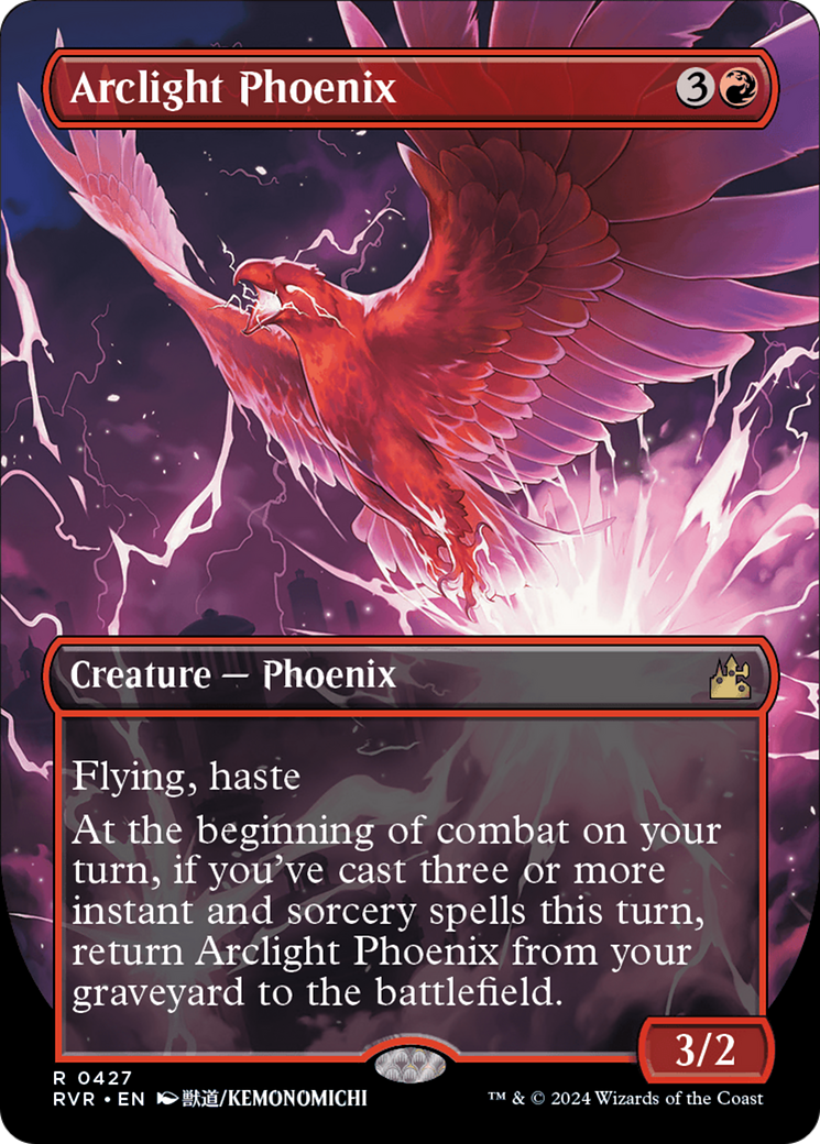 Arclight Phoenix (Anime Borderless) [Ravnica Remastered] MTG Single Magic: The Gathering    | Red Claw Gaming