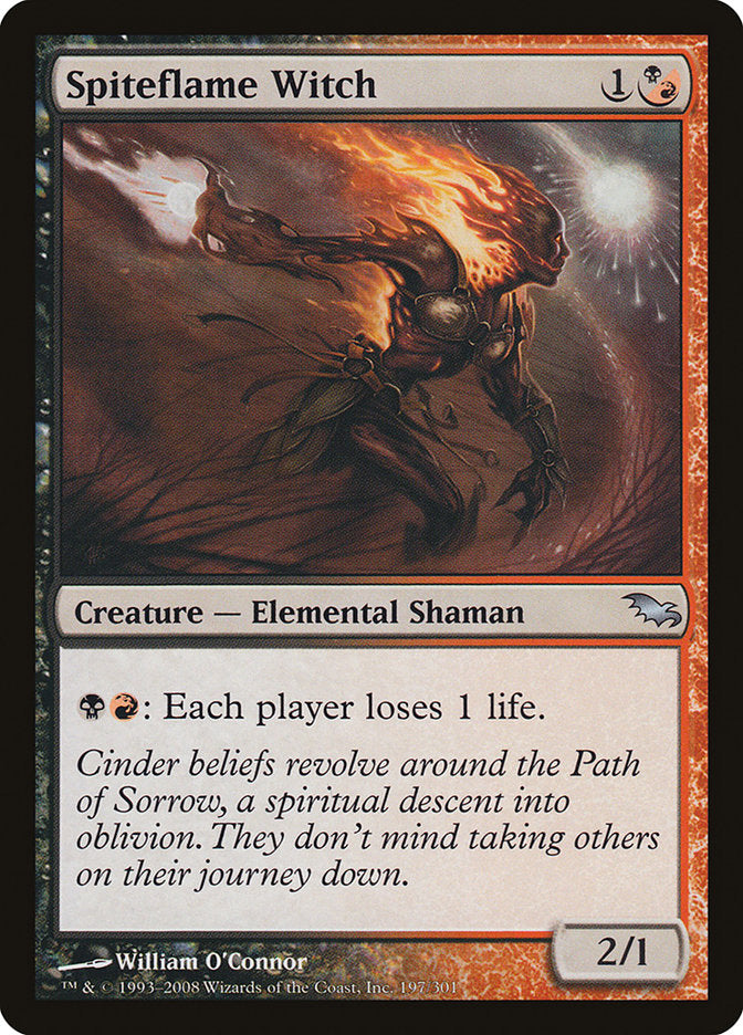 Spiteflame Witch [Shadowmoor] MTG Single Magic: The Gathering    | Red Claw Gaming