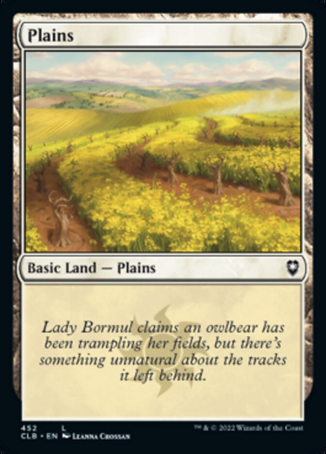 Plains (452) [Commander Legends: Battle for Baldur's Gate] MTG Single Magic: The Gathering    | Red Claw Gaming