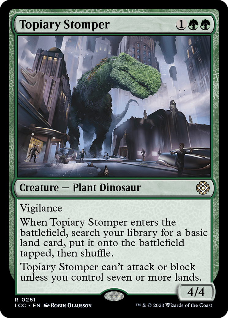 Topiary Stomper [The Lost Caverns of Ixalan Commander] MTG Single Magic: The Gathering    | Red Claw Gaming