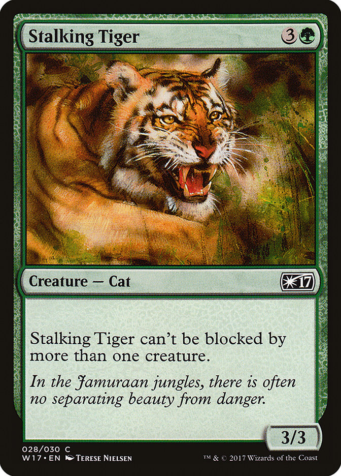 Stalking Tiger [Welcome Deck 2017] MTG Single Magic: The Gathering    | Red Claw Gaming