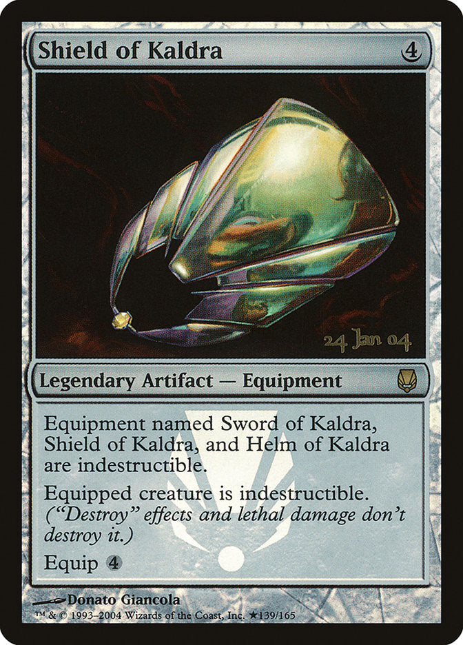 Shield of Kaldra [Darksteel Promos] MTG Single Magic: The Gathering    | Red Claw Gaming