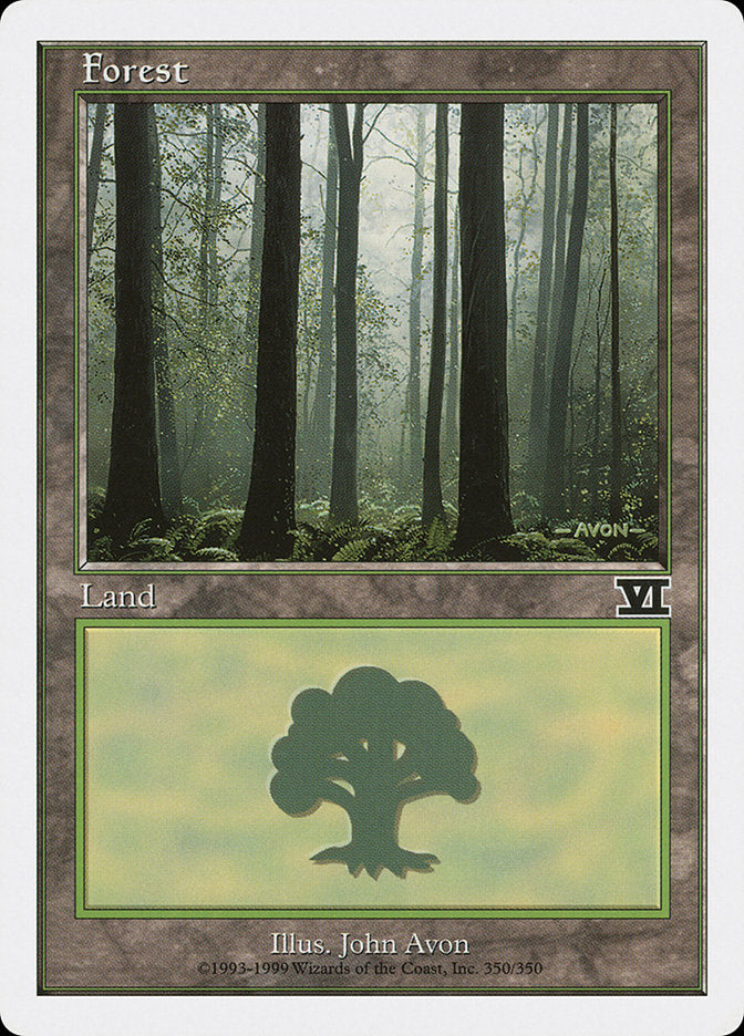 Forest (350) [Classic Sixth Edition] MTG Single Magic: The Gathering    | Red Claw Gaming