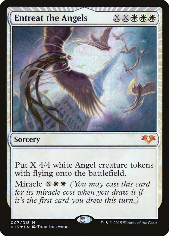 Entreat the Angels [From the Vault: Angels] MTG Single Magic: The Gathering    | Red Claw Gaming