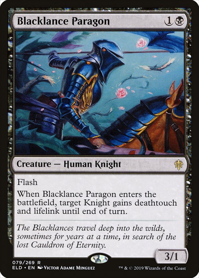 Blacklance Paragon [Throne of Eldraine] MTG Single Magic: The Gathering    | Red Claw Gaming