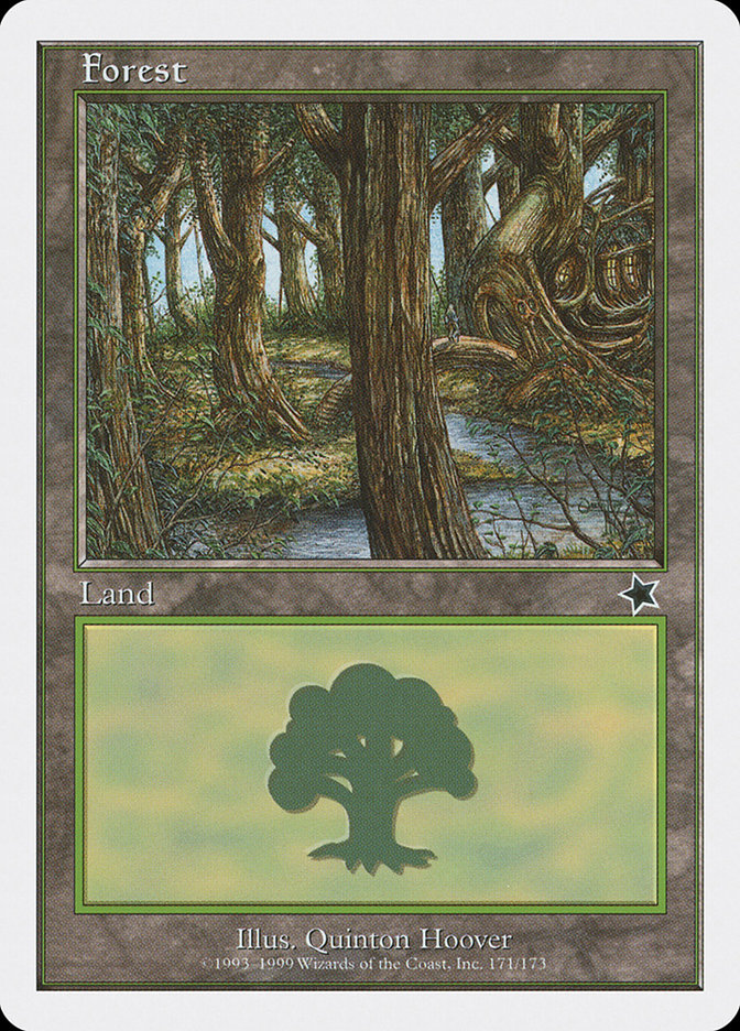 Forest (171) [Starter 1999] MTG Single Magic: The Gathering    | Red Claw Gaming