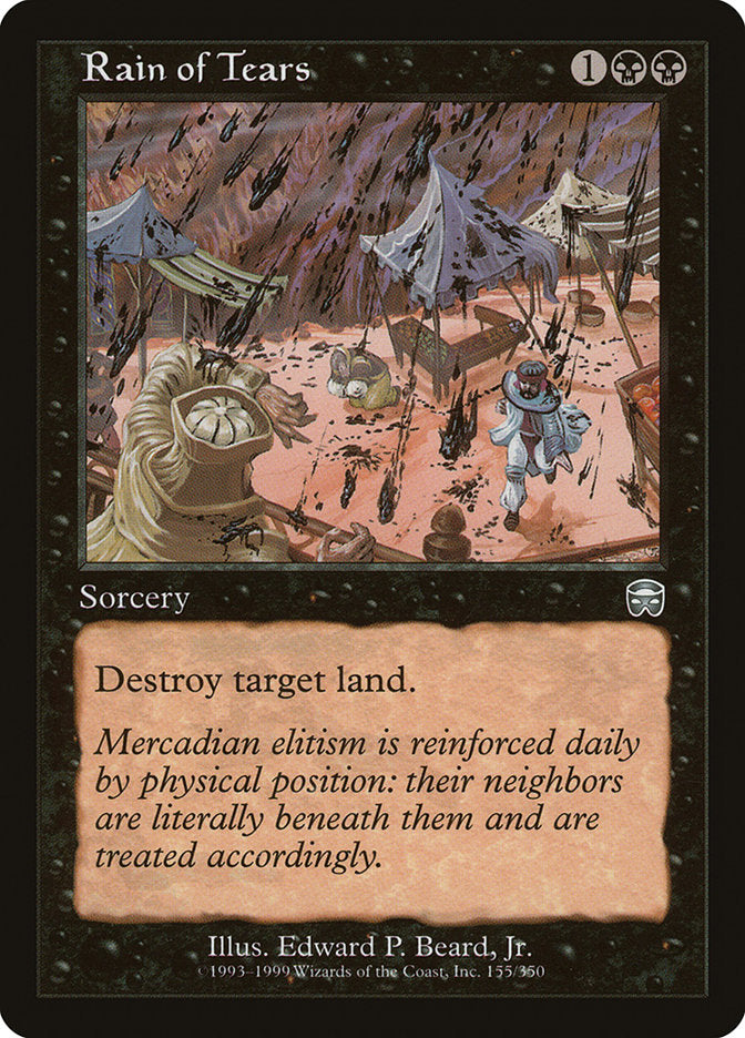 Rain of Tears [Mercadian Masques] MTG Single Magic: The Gathering    | Red Claw Gaming