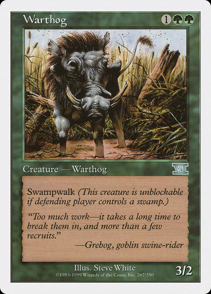 Warthog [Classic Sixth Edition] MTG Single Magic: The Gathering    | Red Claw Gaming