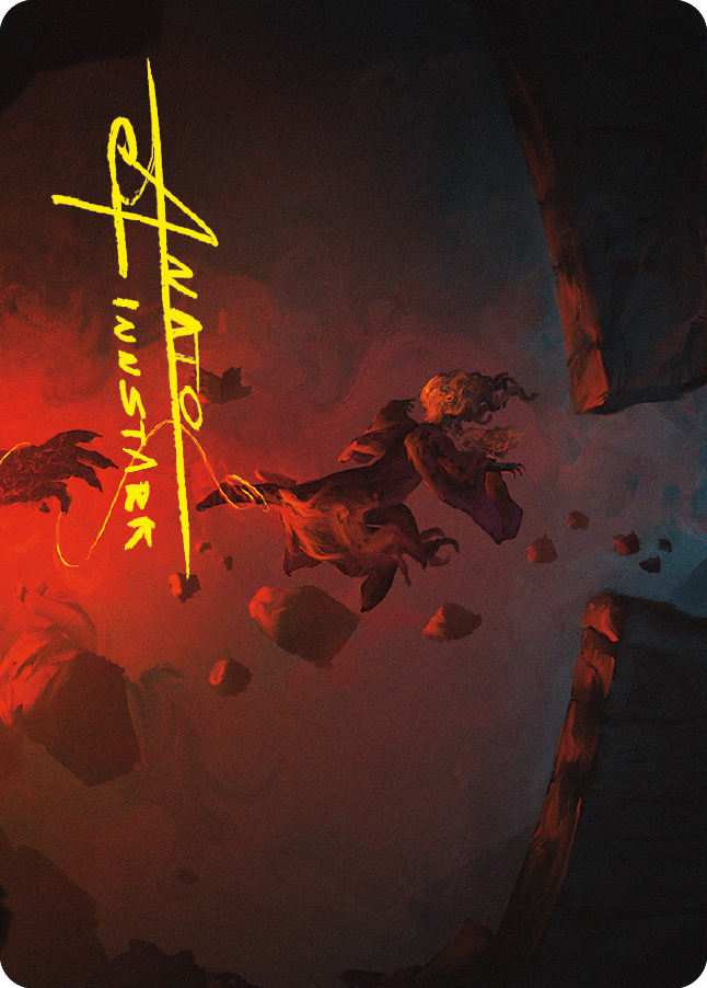 Gandalf the Grey Art Card (Gold-Stamped Signature) [The Lord of the Rings: Tales of Middle-earth Art Series] MTG Single Magic: The Gathering    | Red Claw Gaming