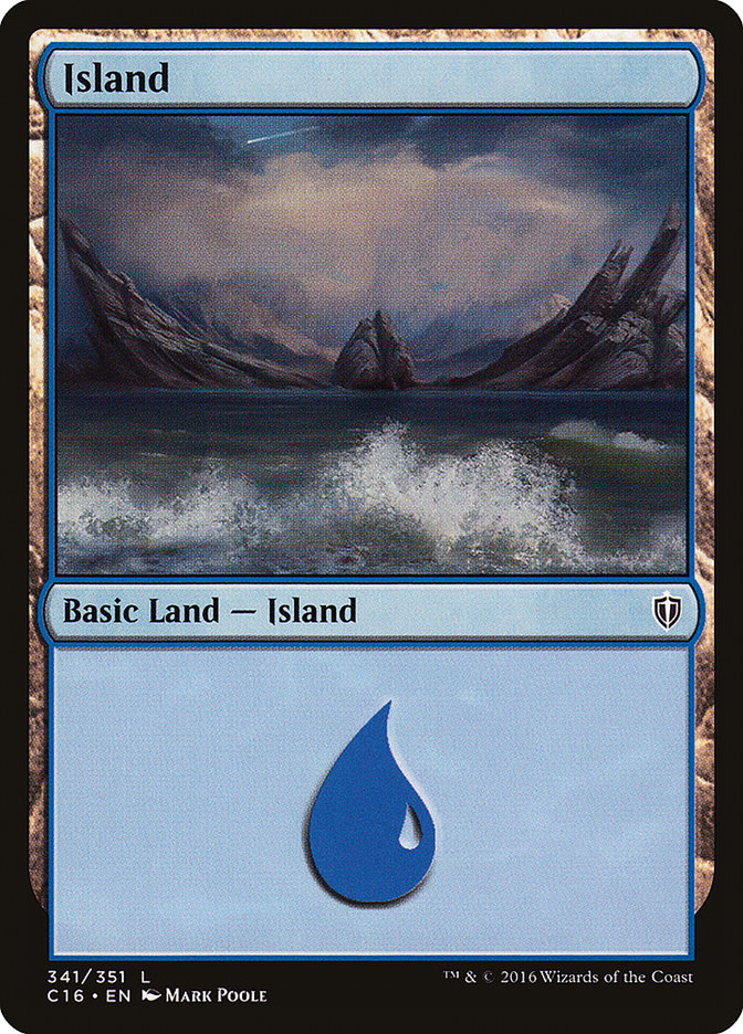 Island (341) [Commander 2016] MTG Single Magic: The Gathering    | Red Claw Gaming