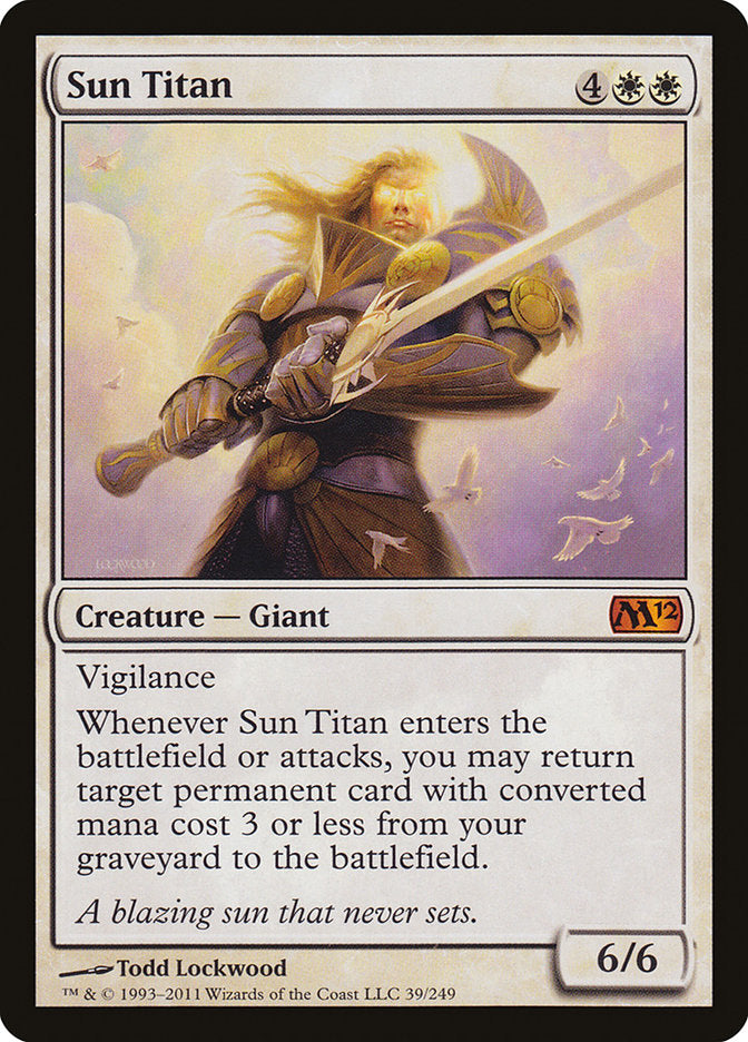 Sun Titan [Magic 2012] MTG Single Magic: The Gathering    | Red Claw Gaming