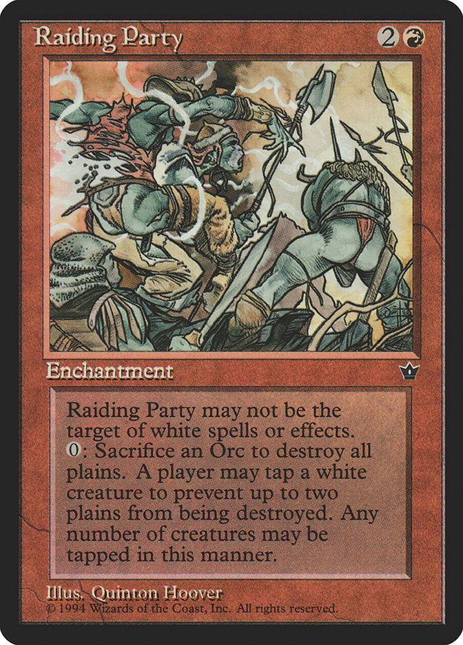 Raiding Party [Fallen Empires] MTG Single Magic: The Gathering    | Red Claw Gaming