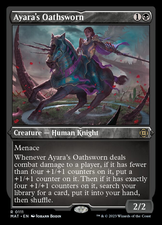 Ayara's Oathsworn (Foil Etched) [March of the Machine: The Aftermath] MTG Single Magic: The Gathering    | Red Claw Gaming