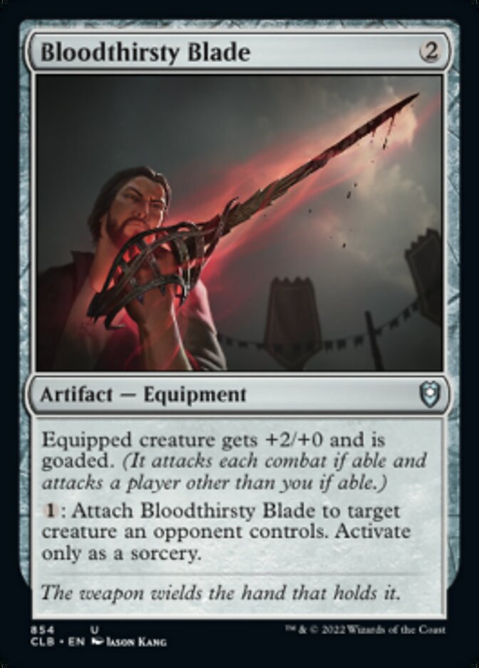 Bloodthirsty Blade [Commander Legends: Battle for Baldur's Gate] MTG Single Magic: The Gathering    | Red Claw Gaming