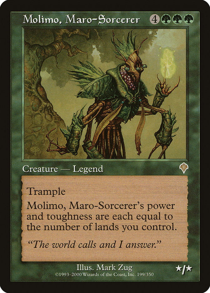 Molimo, Maro-Sorcerer [Invasion] MTG Single Magic: The Gathering    | Red Claw Gaming