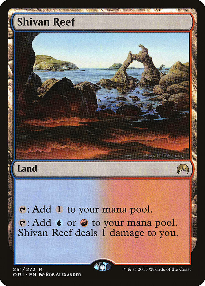Shivan Reef [Magic Origins] MTG Single Magic: The Gathering    | Red Claw Gaming