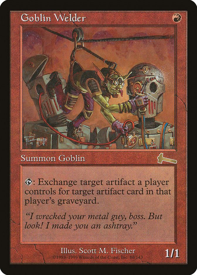 Goblin Welder [Urza's Legacy] MTG Single Magic: The Gathering    | Red Claw Gaming